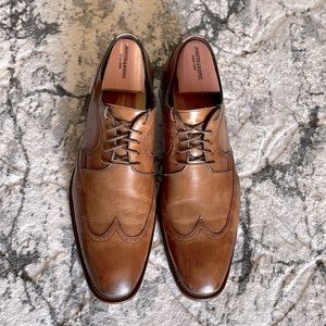 Johnston and Murphy Italian Leather Dress Shoes 11.5
